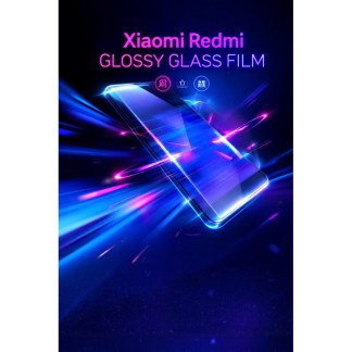 紅米REDMI【亮面滿版玻璃貼】防刮耐磨 疏水疏油 二次強化 提升強度 一指輕推 自動吸附